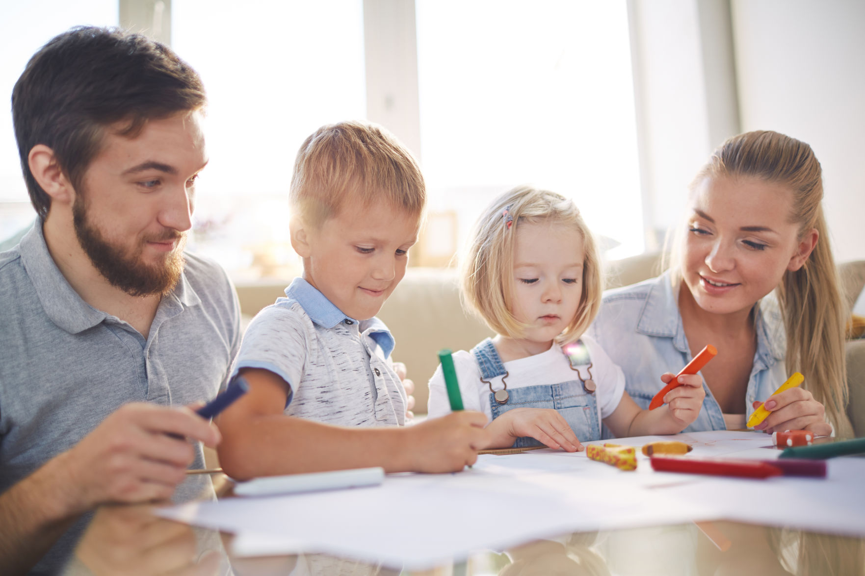 Remain calm and reassuring when talking to children about the coronavirus.